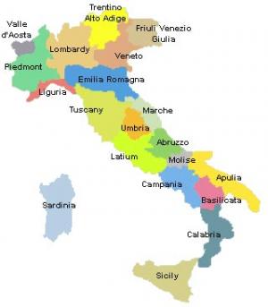 Włochy - Regiony Włoch