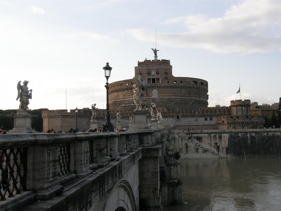 Rzym - Zamek i most sw. Anioła