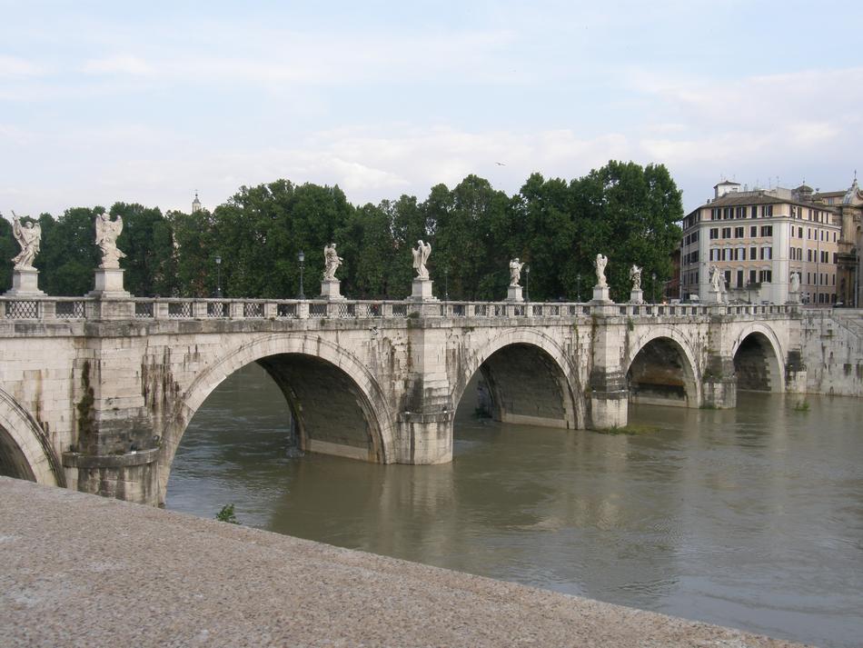 Rzym - Most św. Anioła (Ponte S. Angelo)