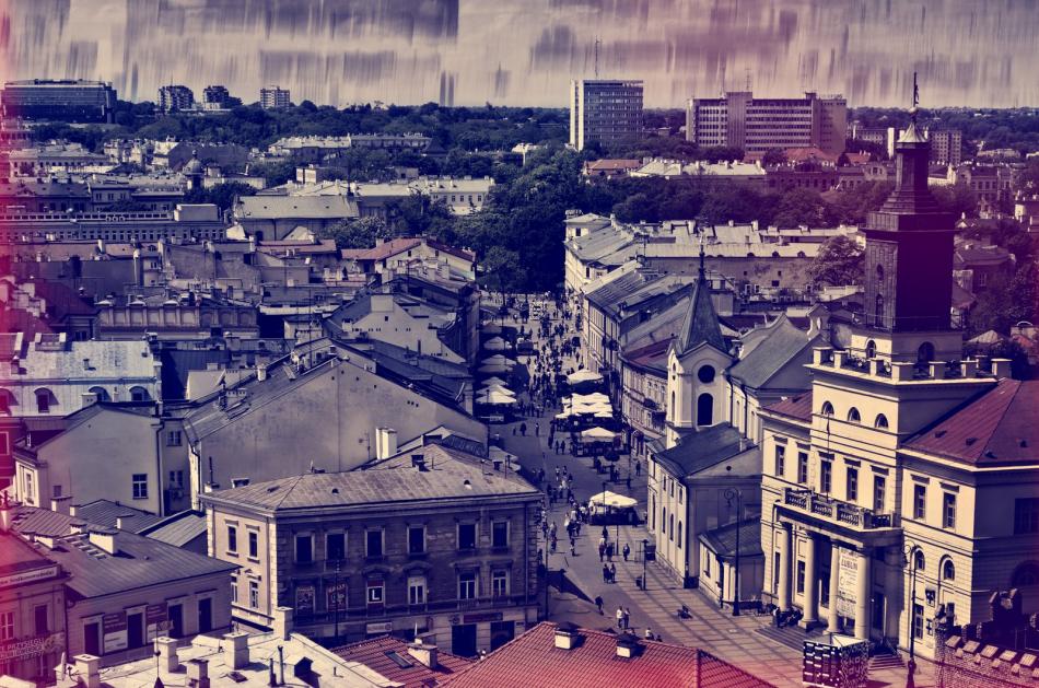 Lublin - Widok na z wieży trynitarskiej