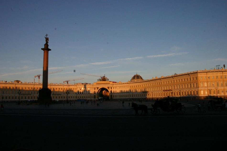 Sankt Petersburg - Plac przed Pałacem Zimowym