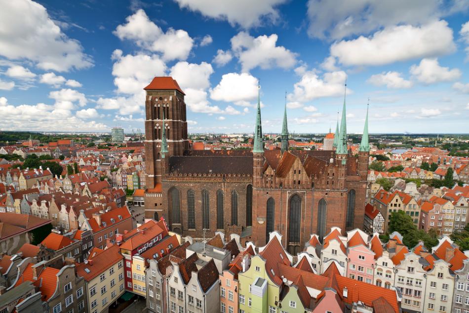 Gda sk Ko ci Mariacki W Gda sku Zdj cia