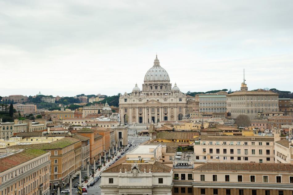 Rzym - Bazylika Św. Piotra na Watykanie