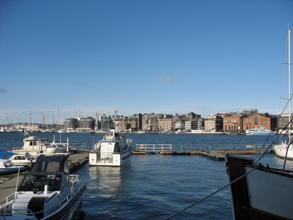 Oslo - Port Oslo, widok z Opery