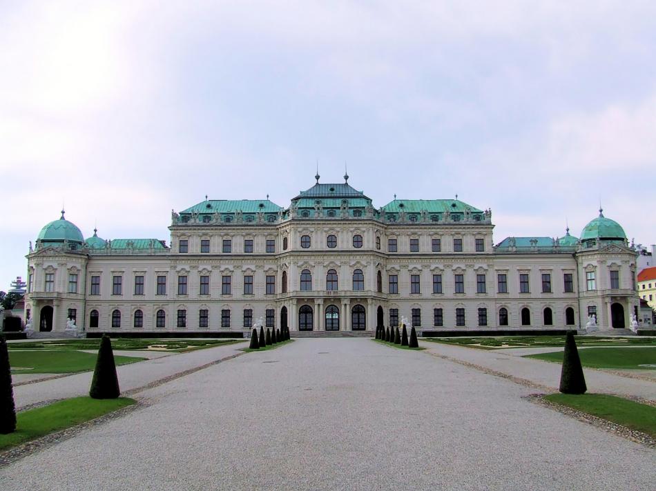 Wiedeń - Belvedere: barokowy zamek księcia Eugeniusza Sabaudzkiego.