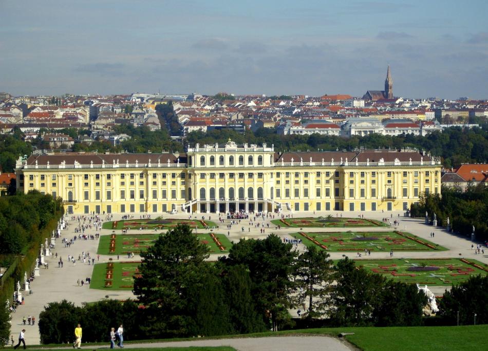 Wiedeń - Ogrody i pałac Schonbrunn