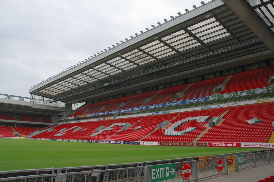 Liverpool - Anfield Road - stadion pilkarski Liverpoola 