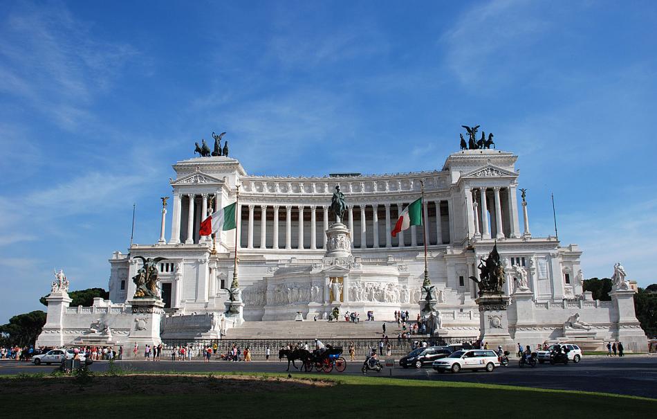 Rzym - Ołtarz Ojczyzny przy placu Weneckim