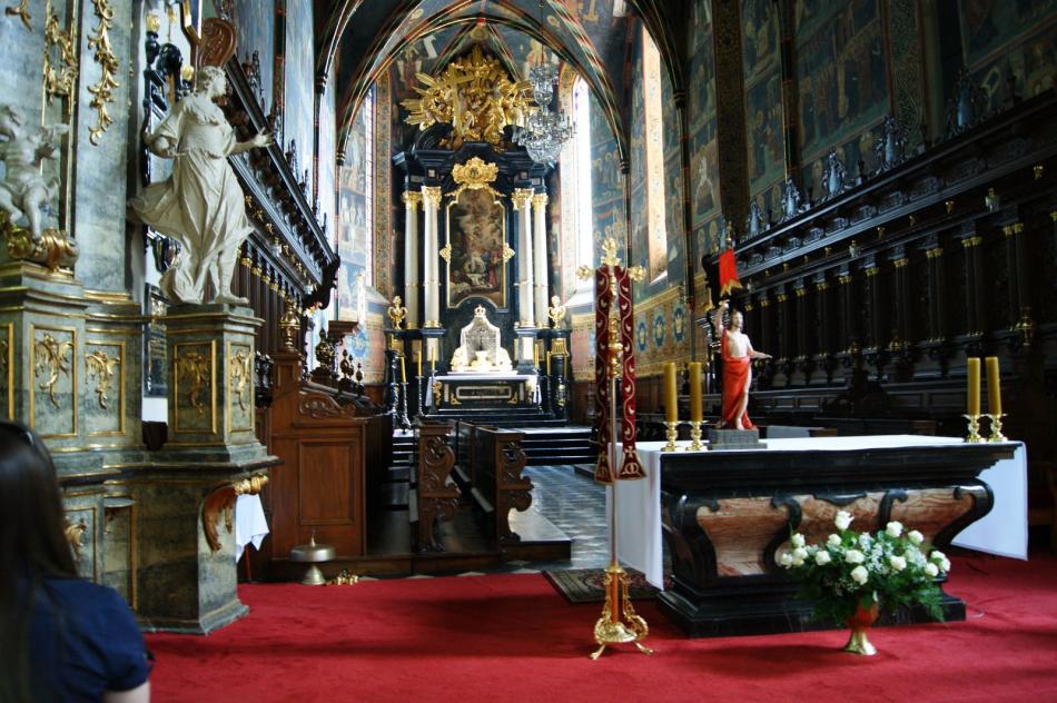 Sandomierz - Wnętrze bazyliki