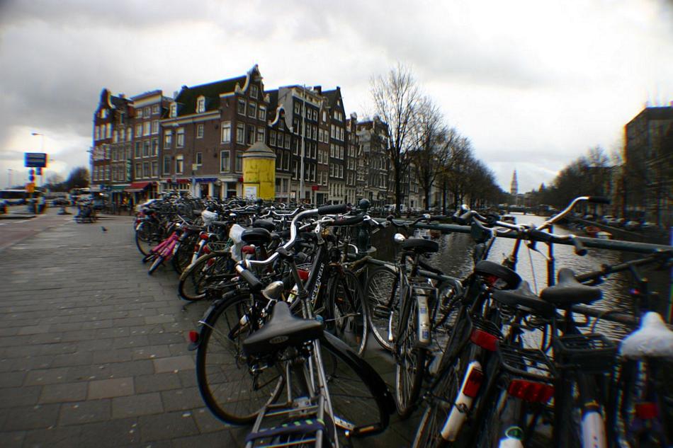 Amsterdam - Wszechobecne rowery