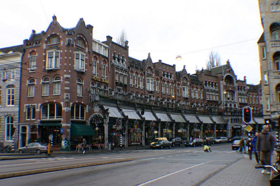 Amsterdam - Uliczka w centrum