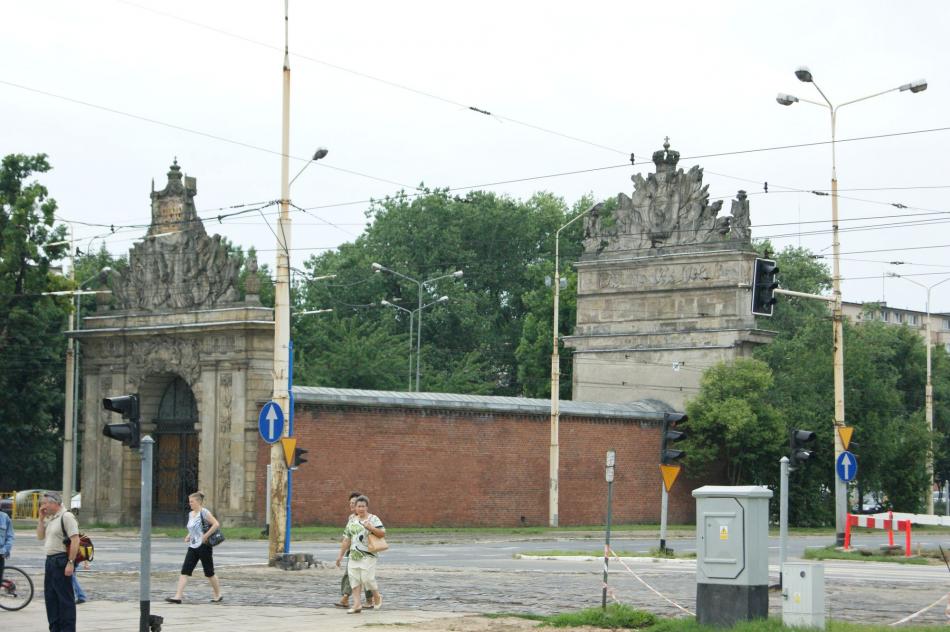 Szczecin - Brama Królewska w Szczecinie powstała w latach 1725-1728