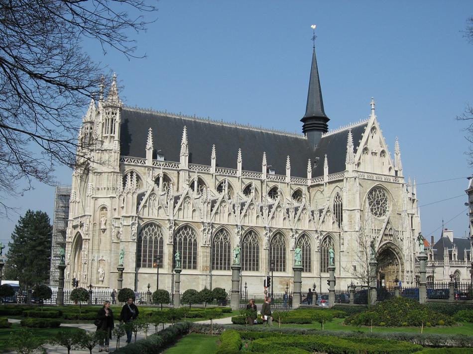 Bruksela - Kościół jest jedną z najpiękniejszych belgijskich świątyni